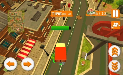 Blocky Truck Pizza Craft screenshot 5