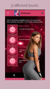 Buttocks workout 30 days Squat screenshot 1