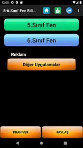 5. Sınıf 6. Sınıf Fen Bilimler screenshot 0