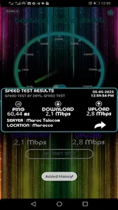 speed test debit internet screenshot 0