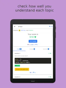 Javascript Quiz screenshot 9