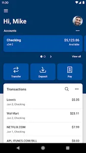 Texas Bank and Trust Mobile screenshot 1