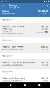 THCU Mobile Banking App screenshot 3