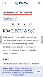 ISACA Journal screenshot 2