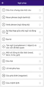 Ngữ pháp Tiếng Anh TFlat screenshot 2