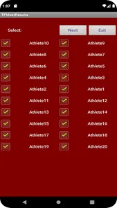 TFMeetResults screenshot 13