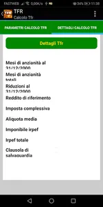 Calcolo TFR screenshot 2