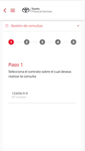 Mi Banco Toyota screenshot 2