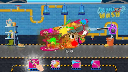 Kids Airplane: Fun Wash Games screenshot 0