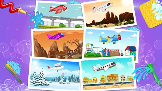 Kids Airplane: Fun Wash Games screenshot 11