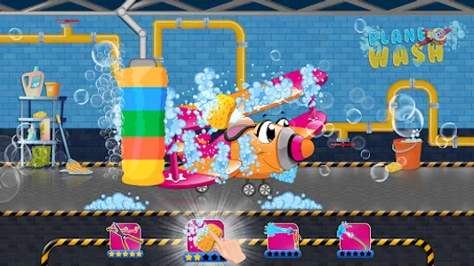 Kids Airplane: Fun Wash Games screenshot 13