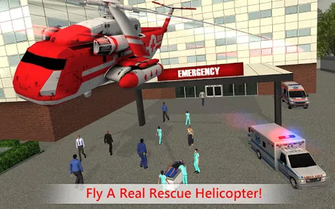 Rescue Ambulance & Helicopter screenshot 12