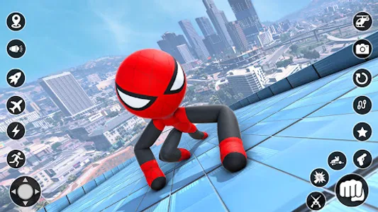 StickMan Rope Hero Spider Game screenshot 7