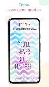 Girly Lock Screen Wallpaper screenshot 2