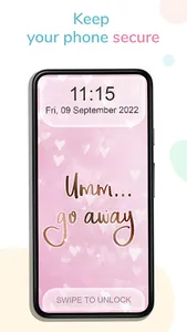 Girly Lock Screen Wallpaper screenshot 4