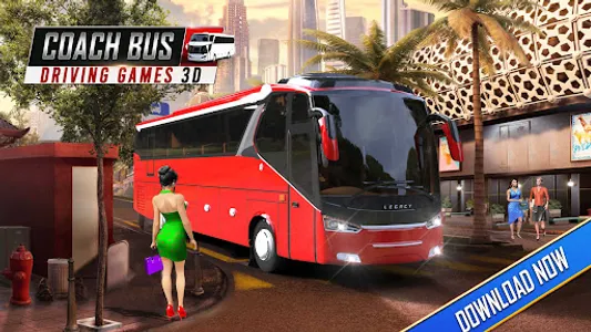 Coach Bus 3D Driving Games screenshot 15