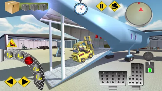 Airport Forklift Driving Heavy screenshot 2