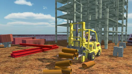Airport Forklift Driving Heavy screenshot 4