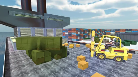 Airport Forklift Driving Heavy screenshot 9