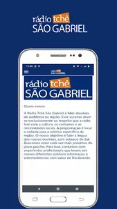 Rádio Tchê São Gabriel screenshot 1