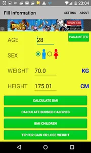 BMI Calculator screenshot 0