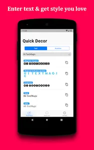 TextMagic: Fancy Text Generato screenshot 0
