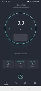 tSpeedTest - One-tap Internet  screenshot 1