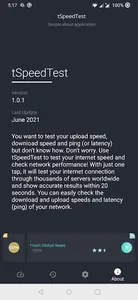 tSpeedTest - One-tap Internet  screenshot 4