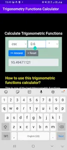 Trigonometry Functions Calc screenshot 6