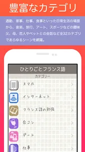 「ひとりごとフランス語」独り言のフレーズ集 screenshot 1