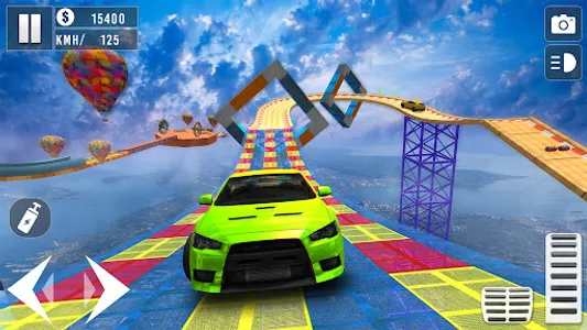 Mega Ramp Stunt Car Driver 3D screenshot 11