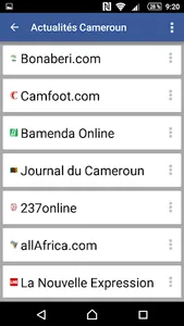 Actualités Cameroun screenshot 1