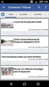 Actualités Cameroun screenshot 4