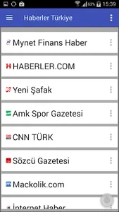 Haberler Türkiye screenshot 1