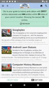Clio - Discover Nearby History screenshot 0