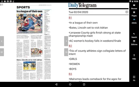 The Daily Telegram eNewspaper screenshot 4