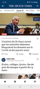 Epoch Times Français screenshot 0