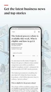 The Globe and Mail screenshot 1