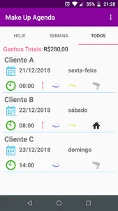 Make Up Agenda - Calendar for  screenshot 2