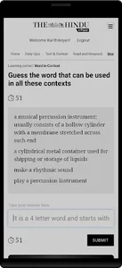 The Hindu Learning Corner screenshot 5