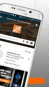 The Home Depot screenshot 1