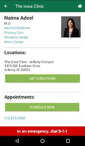 The Iowa Clinic screenshot 2