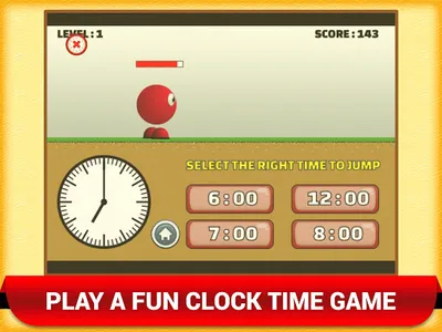 Learning Clock Math Time Game screenshot 3