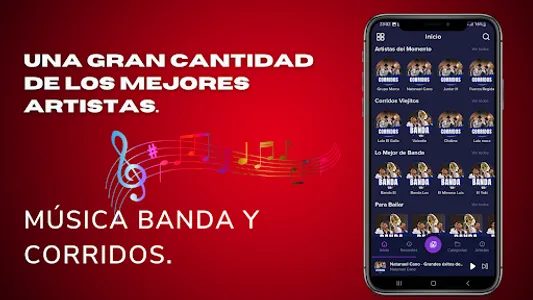 Musica Banda y Corridos screenshot 1