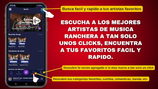 Musica Banda y Corridos screenshot 4