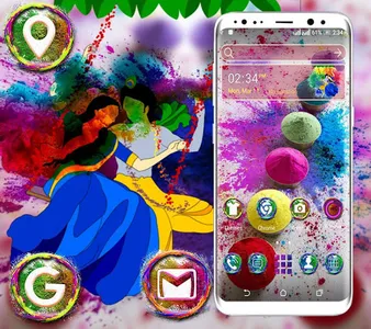 Holi Launcher Theme screenshot 5