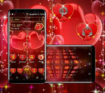 Valentine Heart Launcher Theme screenshot 3