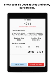 Book Salon : Live seats, Salon screenshot 15