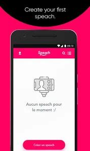 Speach app screenshot 1