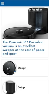 Guide scenic M7 robot vacuum screenshot 1